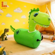 [Lovoski] Kid Bouncy Dinosaur Toy Inflatable Riding Hopping Toy for Holiday Activity