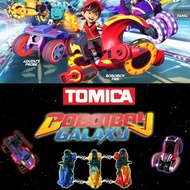 Tomica Diecast BoBoiBoy Galaxy Petir Angin Api Lightning Wind Fire Fang Adu Du Probe Vehicle Car Toy