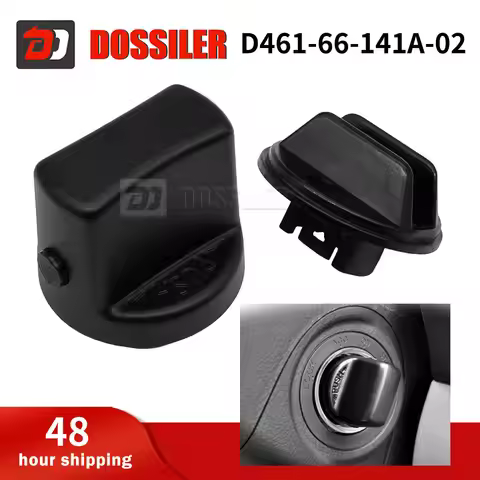D461-66-141A-02 Dossiler Ignition Key Knob Push Turn Switch Key Ignition Knob Set for Keyless Entry