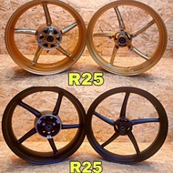 YAMAHA R25 v1 v2 SP522 R25 SPORTRIM FRONT 3.5 REAR 5.5 X 17 ENKEI ROSSI RIMS RIM R25 SPORT RIM RCB R