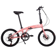 HACHIKO HACHIKO HA-01 PRO COLLECTORS EDITION | Aluminium Fold Bicycle | Cherry Pink