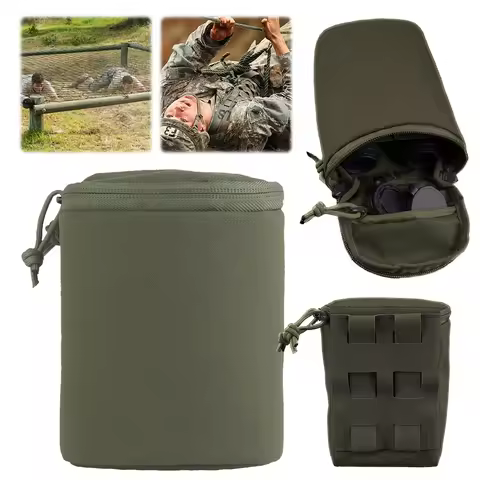 Outdoor Night Vision Goggles Bag with MOLLE Belt Night Vision Goggle Storage Bag for Carry Night Vis