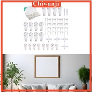 [Chiwanji] Picture Hanging Hooks Set Picture Hangers for Cement Wall Frames And Canvas