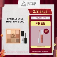 [Bundle] 3CE Multi Eye Color 9 Eyeshadow + Eye Switch - Sparkly Eye Must Haves Duo