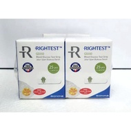 Rightest GS550 Blood Glucose Test Strips 25's×2 + Alcohol Pad 25's×2 + Lancet 25's×2