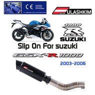 Slip On For suzuki GSXR1000 GSX R1000 GSXR 1000 2003-2006 Motorcycle Full System Exhaust Escape Midd