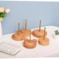 Yarn Spindle/Rotatable Yarn Holder Stand/ Premium spinning wood stand