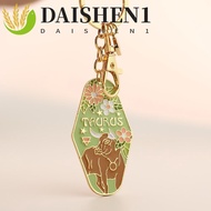 DAISHEN1 12 Constellation Keychain, Capricorn Lion Constellation Metal Pendant, Fashion Letters Orna