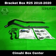 Yamaha R25/MT25 Motorcycle Box Breket Bracket 2019 and above Ori SHAD can install Givi cimahi bandun