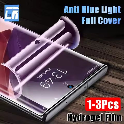 1-3Pcs Anti Blue Light Screen Protector For Samsung Galaxy S24 Note 20 Ultra 9 10 Plus M51 A52S A51 