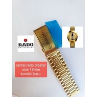 Rado Diastar Watch Chain Rado Chain 18mm Gold