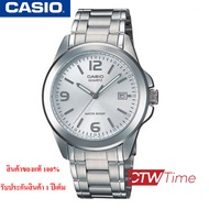 Casio Standard นาฬิกาข้อมือผู้ชาย สายสแตนเลส รุ่น MTP-1215A-7ADF (หน้าเงิน)