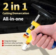 2 in 1 alat potong kaca keramik granit alat potong multifungsi tile cutter set manual super tajam