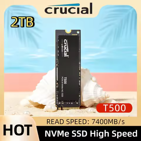 T500 Crucial 500GB 1TB Gen4 NVMe M.2 Internal Gaming SSD Up to 7300MB/s for Desktop Laptop NEW Origi