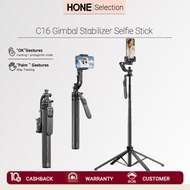 C16 Handheld Desktop Gimbal Stabilizer Selfie Stick Tripod AI Tracking 360° Rotation Shooting Live
