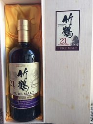 竹鶴 21年 純麥威士忌 木盒裝
