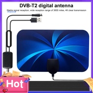 SPVPZ TV Antenna High Resolution Stable Signal-reception Plug Play 3600 Miles 4K 1080P DVB-T2 Indoor Antenna for Gaming Room