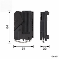 Tajima SF-LHLD-CHN Universal Resin Belt Buckle Left-Hand Use for Tape Measure Tool Bag etc 2104-3334