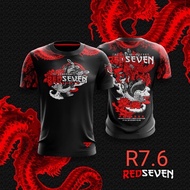tshirt NEW - seven.6 red (r76)