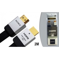 SONY HIGH SPEED HDMI CABLE 2METER / 3 METER GOLD PLATED 3D v.1.4
