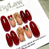 [ BYLAW.NAILS ] PREMIUM FAKE NAILS | PRESS ON NAILS | False Nails | CHERRY ON TOP NAILS