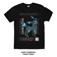 Shiny Umbreon POKÉMON EEVEE EVOLUTION Series T-Shirt (Singapore 3-4 Days Delivery) Custom Printing T
