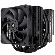 Thermalright FC140 Black CPU Air Cooler,Dual Tower 5 Heat Pipe,TL-D14X-B and TL-C12PRO PWM Fan,Alumi