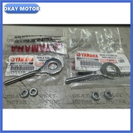 Original HLY 2pcs set YAMAHA LC135 FI V8 DRIVE CHAIN ADJUSTER PULLER Free NUT 4pc -BDK-F5388-00 LC 1