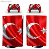 Turkey National Flag PS5 Standard Disc Skin Sticker Decal Cover for PlayStation 5 Console amp; Controller PS5 Skins Stickers Vinyl