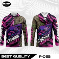 Channa Hunter Motif Fishing Hoodie