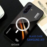 HP Glitter Glass Softcase FOR SAMSUNG A17 - SAMSUNG A17 Phone Case - K09