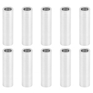 14mm 16mm 16.5mm 18mm 20mm 22mm 24mm 43mm 10Pcs Aluminum Alloy Unthreaded Spacer