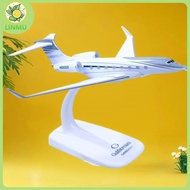 [LINMU] 1PCS Gulfstream G650 Aircraft Diecast 1/200 Scale Airplane Model Planes G650ER Airplane Mode