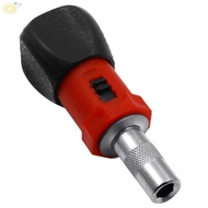 Screw Driver Multifunctional Ratchet Wrench Hex Socket 6.35mm Magnetic Mini Anti-slip handle 80*33mm