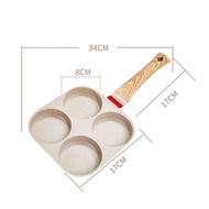 [TM Store]💖[HOT SALE]🎈🎈 Four-hole Frying Pot Pan Thickened Omelet Pan Non-stick Egg Pancake Steak Pan