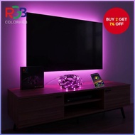 App/Remote Control RGB LED TV Backlight Strip Light Music Sync 5V USB Powered Flexible Home Decorati