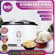 28L 23L 18L Stainless Steel Steamer Commercial Large Capacity Big Non Stick Rice Cooker Pot Warmer P