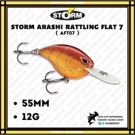 Storm Arashi Rattling Flat 7 Floating Crankbait Fishing Lure / 55mm / 12g