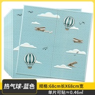 Wall Stickers 3D ติดได้ด้วยตัวเอง บ้านพักผ่อนสบายๆ สำหรับห้องนอน ห้องเด็ก บล็อกโฟม ตกแต่งกันน้ำ กันช