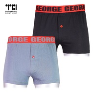 99.9 2in1 Men's Classic Cotton Boxer Briefs Stretchable Breathable and Comfortable [55210]