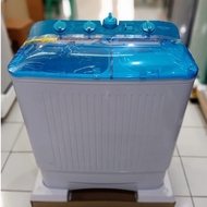 Mesin Cuci Polytron 2 Tabung 8 KG TWIN TUB PWM-8072