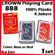 Plastic Playing Card CROWN Royal Poker Card Casino Quality 100% Plastic Playing Card 100%塑料 赌场 扑克牌 P