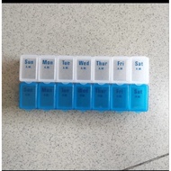 7-day medicine storage box d Aya weekly AM PM day and night medicine practical multipurpose