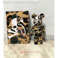 toy✜ஐ✑(S &amp; Y Gift) BE@RBRICK Bearbrick Bape New 400% Camouflage Shark 28cm in Stock