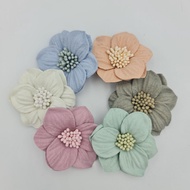 Korean SUEDE Flower k3p.b (no.9) 5CM Wedding Polish