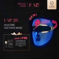 FAQ 201 Ultra-Lightweight Silicone RGB LED Anti Aging Face Mask Treatment