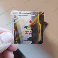 charmeleon emas 0,01 gram 99 karat pokemon