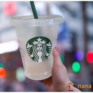 Starbucks Straw Cup Transparent Drinks Mug Made Of Pp Plastic The Tumbler Is Bpa Free Is Conveniently Top Shelf Dishwasher Safe 473ml / 16oz SG1