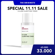 The Originote H-llow Clarifying Toner 80ml - Exfoliating Toner dan Hydrating Toner with AHA BHA PHA 