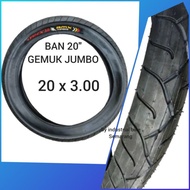 Ban Luar 20 x 3.00 BMX Tire Merk Trex Gemuk Jumbo 20x3.00 / 20x3.0 /